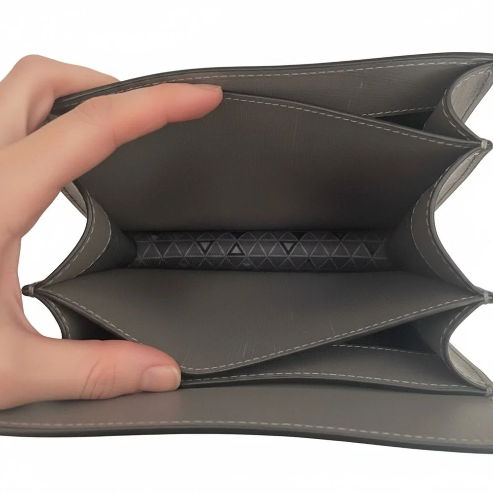 Botkier Nolita Gray Leather Crossbody Bag – w/ Dust Bag & Authenticity Card - Picture 6 of 8